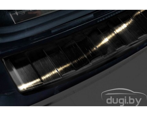 Накладка заднего бампера для Audi A6 C8 Avant (2018-...) черная Накладка заднего бампера для Audi A6 C8 Avant (2018-...) черная